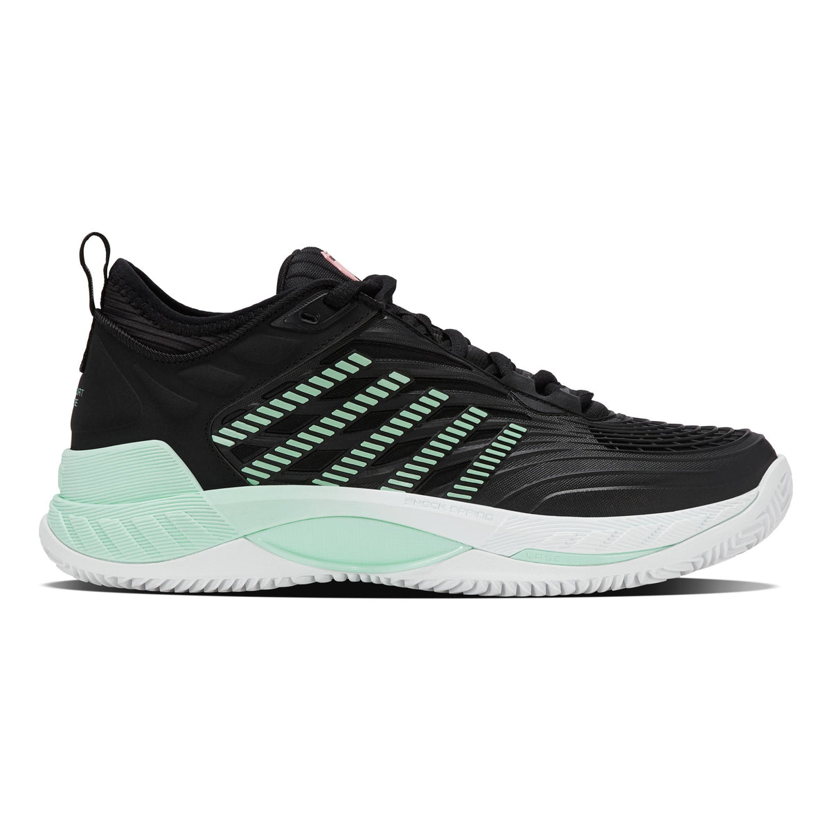 K-Swiss Hypercourt Supreme 2 Sandplatzschuh Damen - schwarz, mint