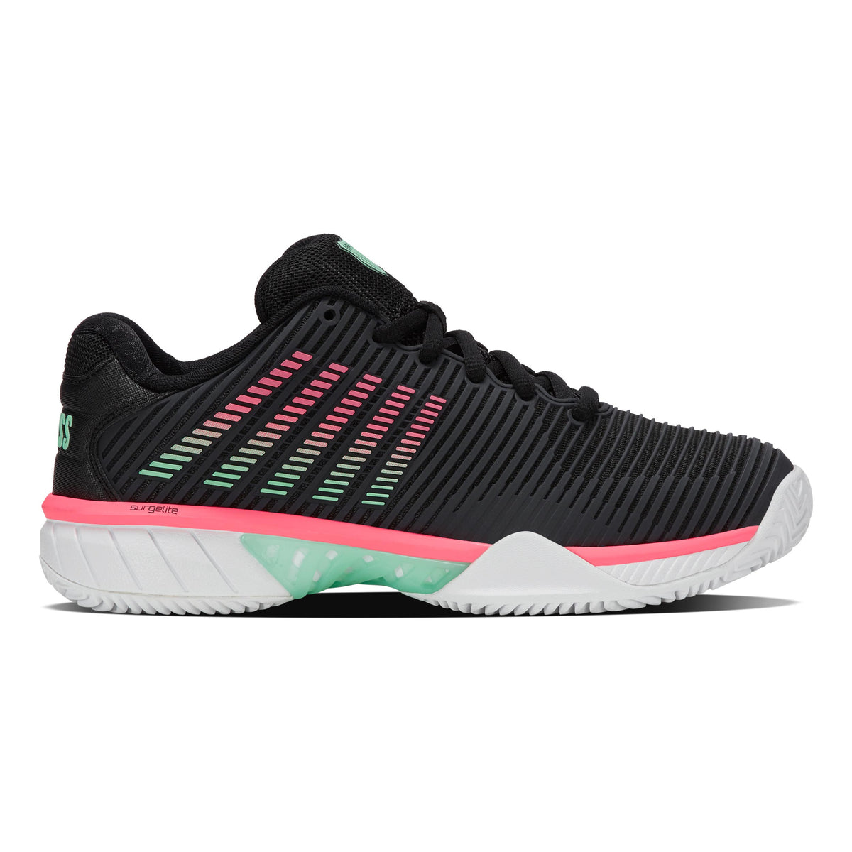 K-Swiss Hypercourt Express 2 Clay Court Shoe Women-Black,Multicoloured