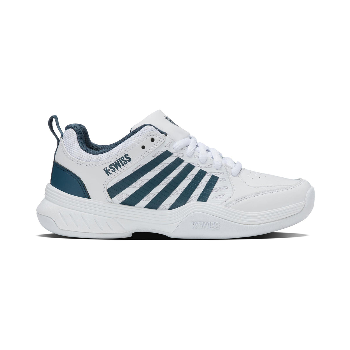 K-Swiss Court Express 2 Carpet shoe Kids - white, petrol