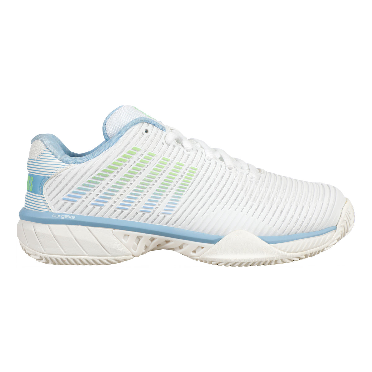 K-Swiss Hypercourt Express 2 Sandplatzschuh Damen-Weiß,Hellblau