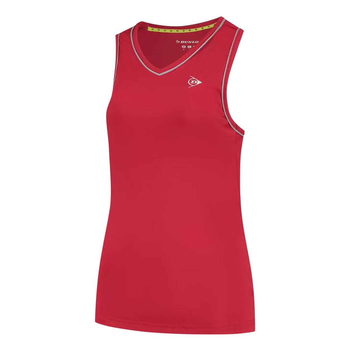 Dunlop Club Tank Top Women-Red