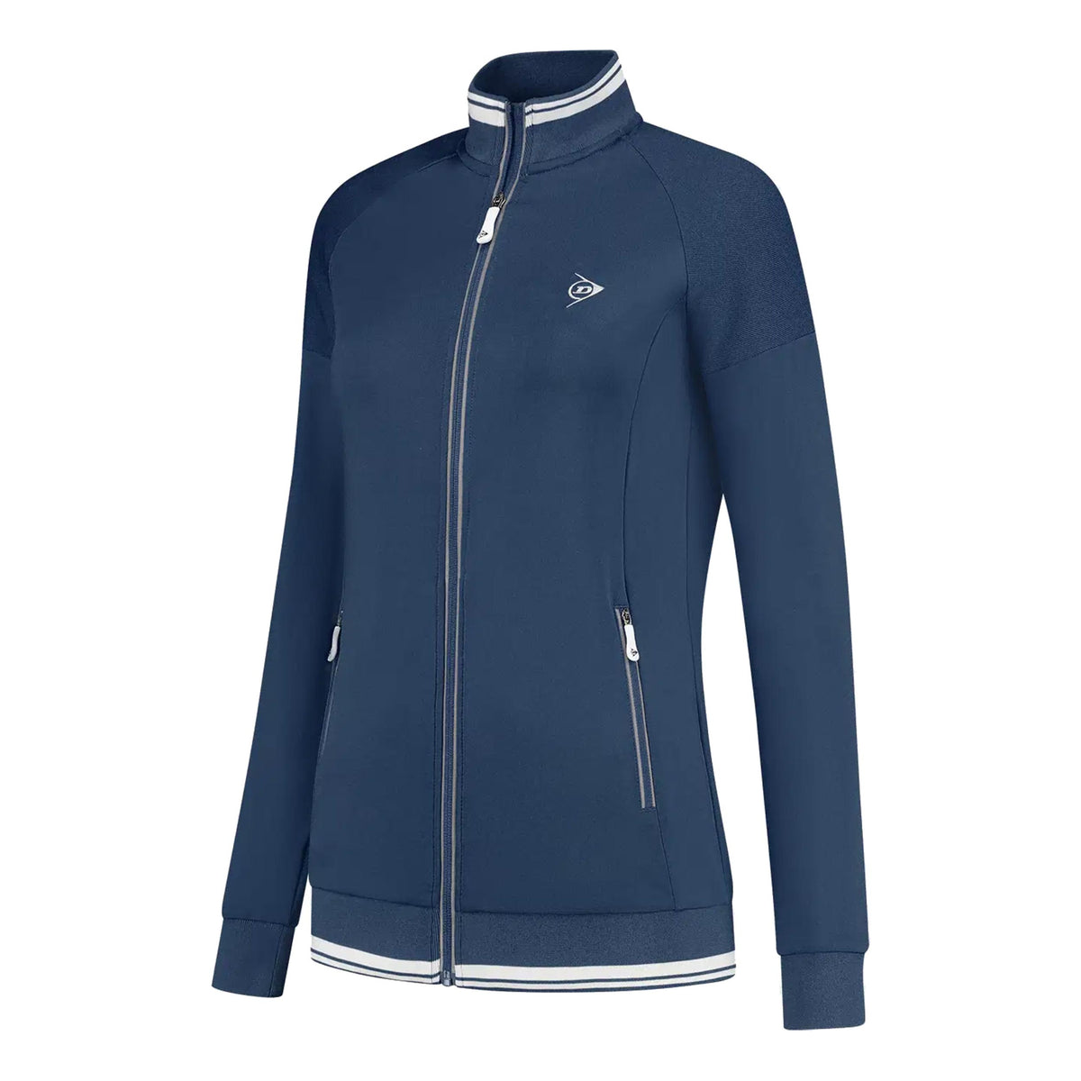 Dunlop Club Knitted Trainingsjacke Damen-Dunkelblau