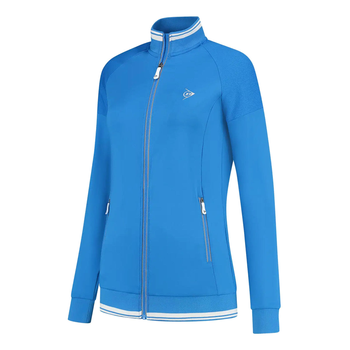 Dunlop Club Knitted Training Jacket Women-Blue