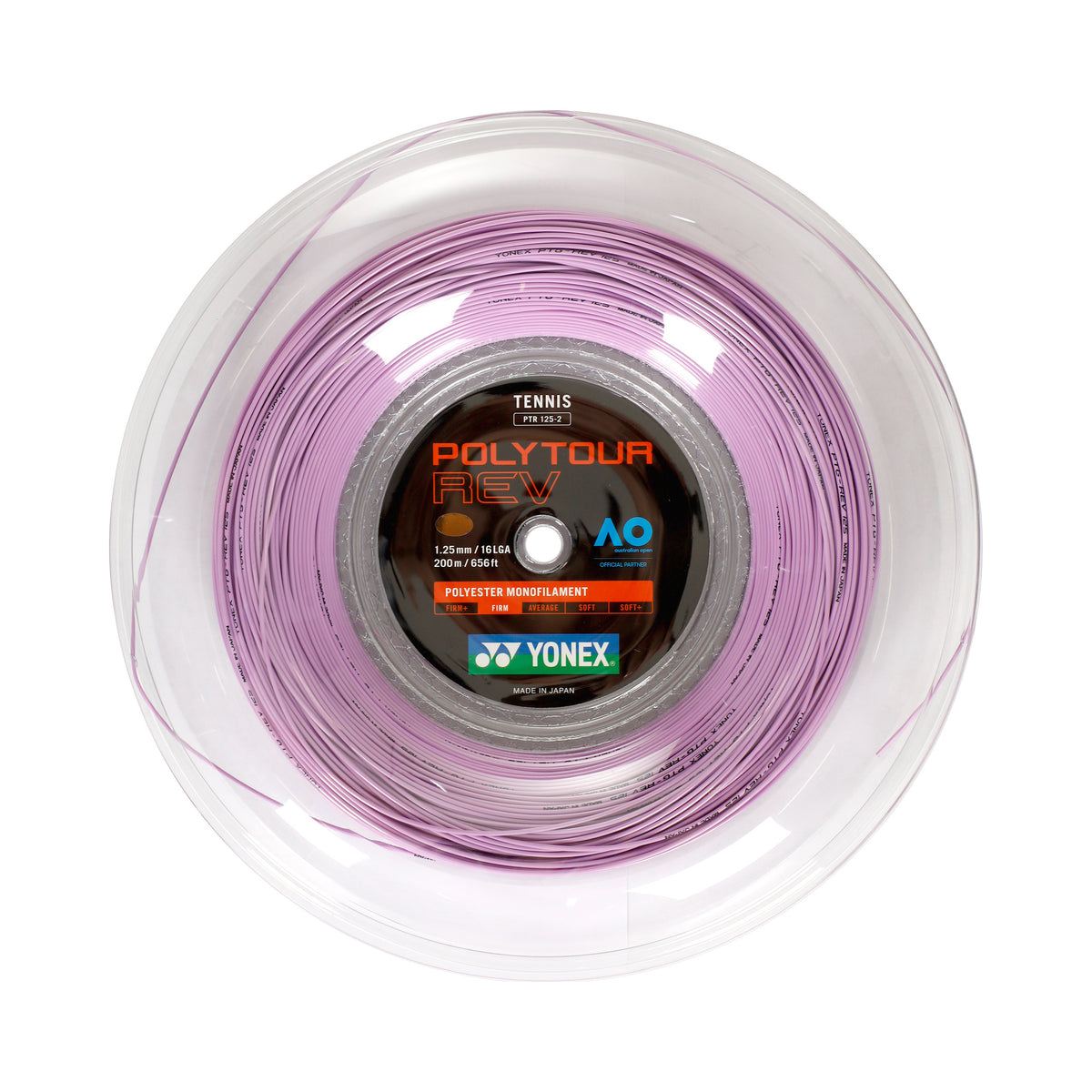 Yonex Poly Tour Rev Saitenrolle 200m-Lila