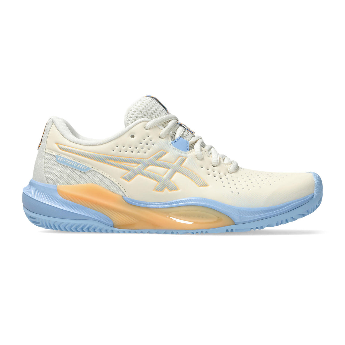 ASICS Gel-Challenger 15 Padelschuh Damen - creme, blaugrau