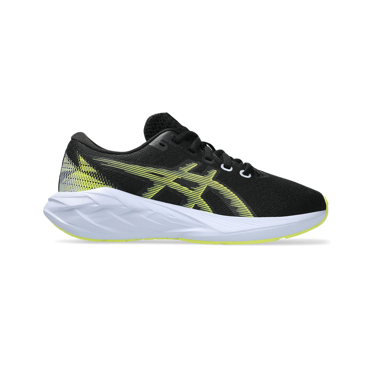 ASICS Novablast 5 GS Neutralschuh Kinder-schwarz, zitronengelb