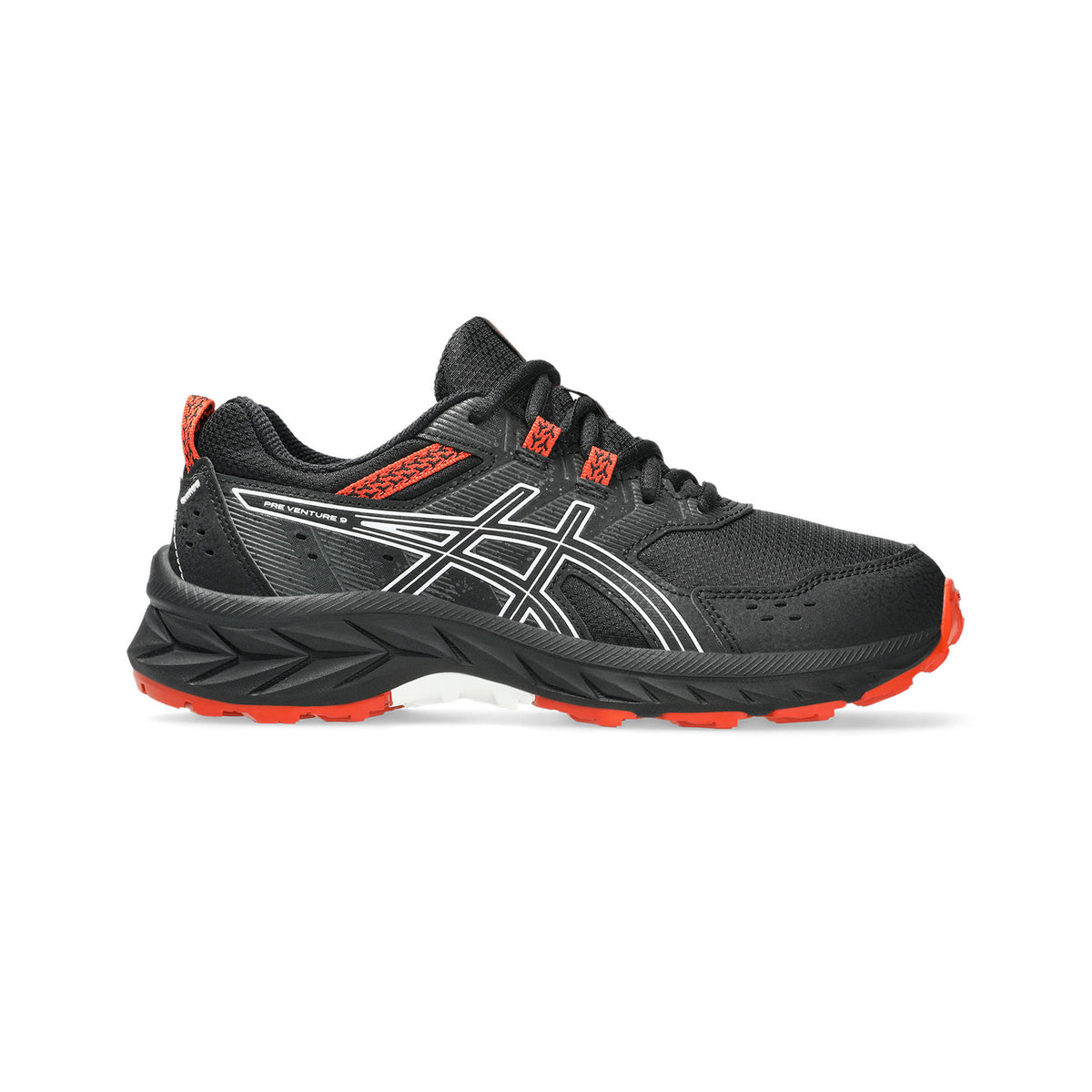 ASICS Pre-Venture 9 GS Trailschuh Kinder-Schwarz,Weiß
