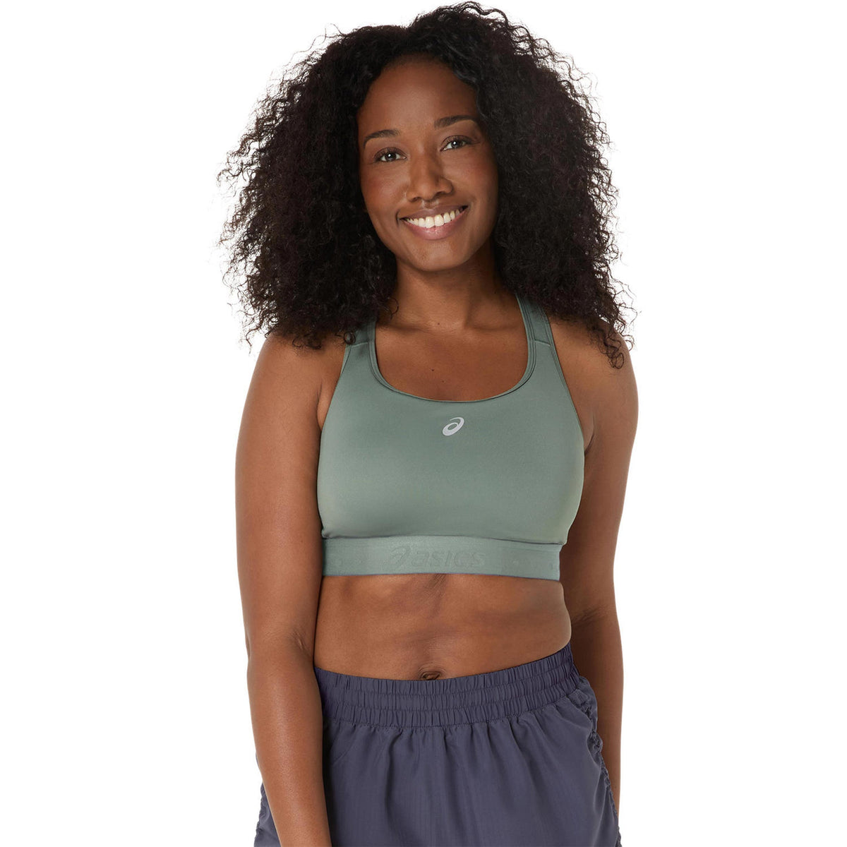 ASICS Road Compression Sport-BH Damen - blau, blau