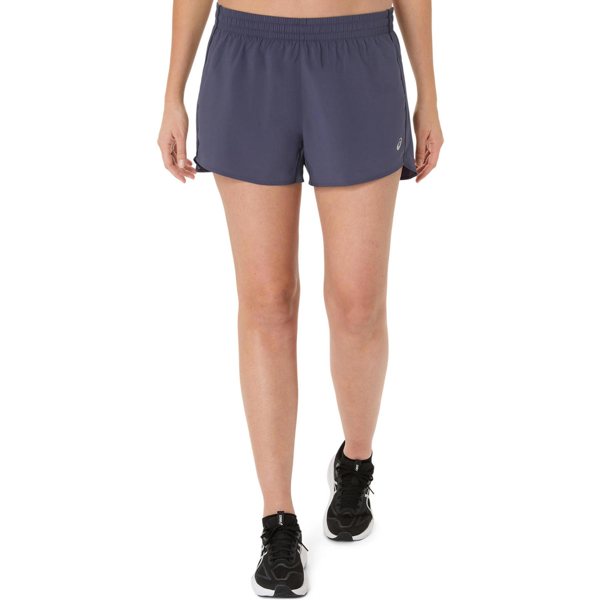 ASICS Core 4in Running Shorts Women-Blue Grey