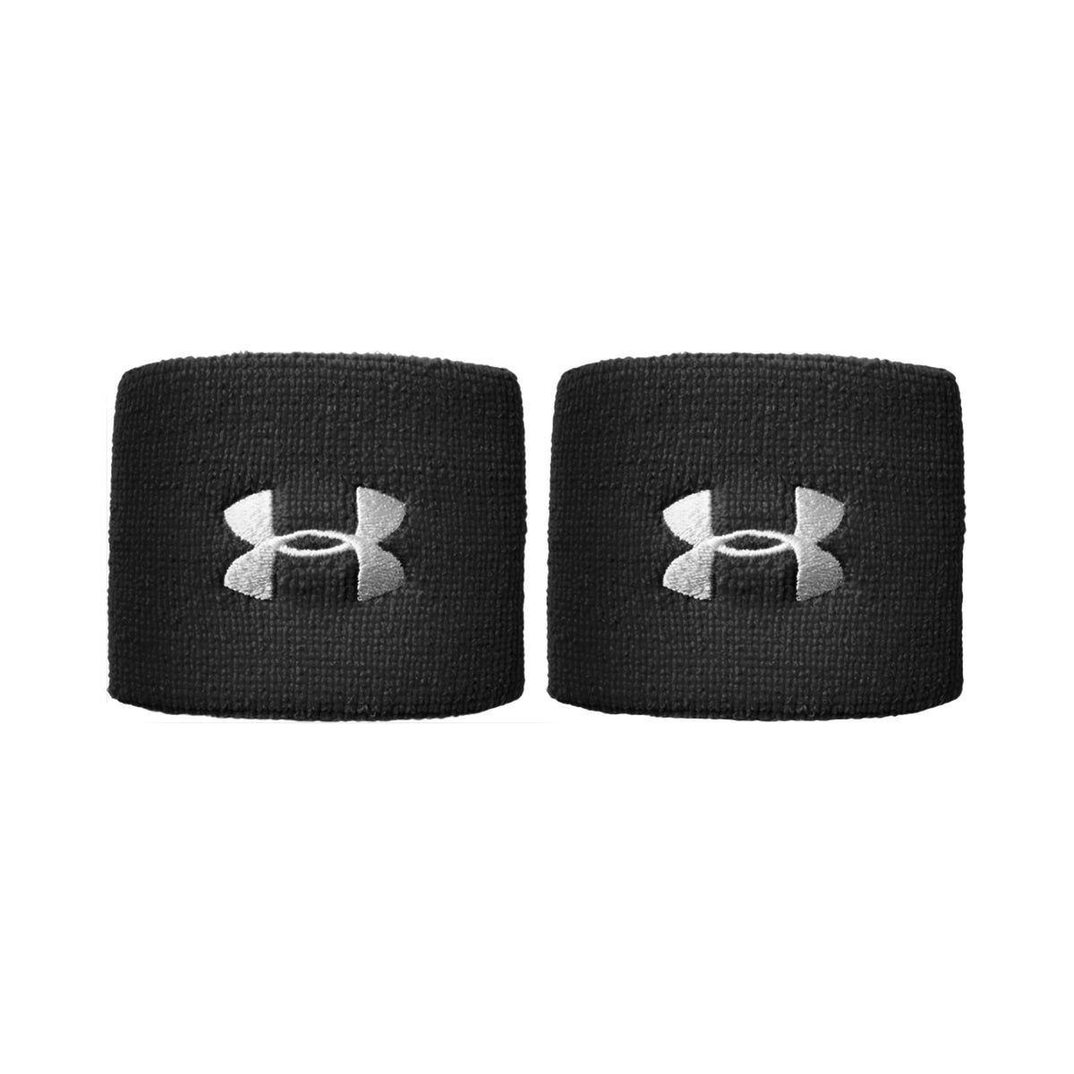 Under Armour Performance Wristband 2 Pack short - black, white