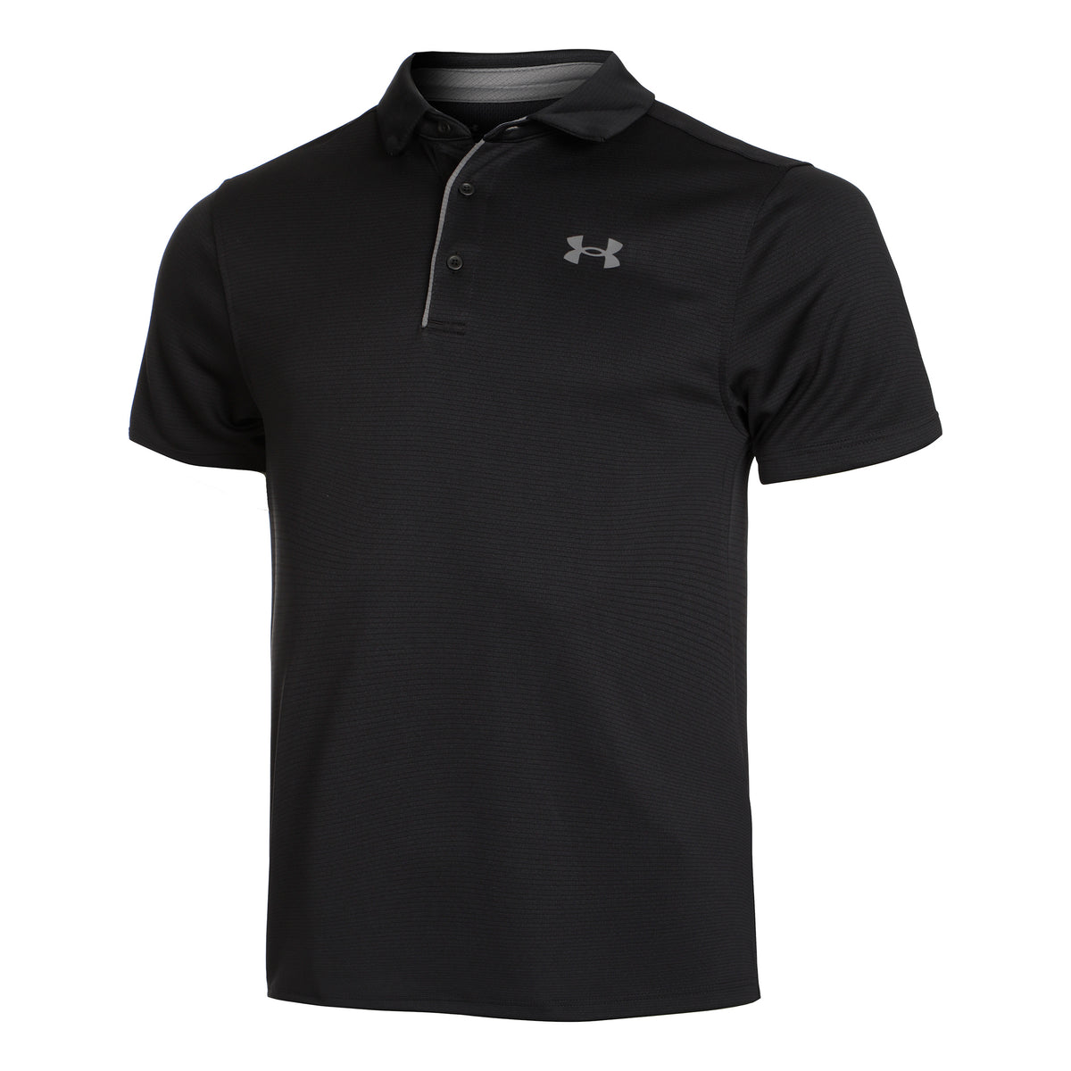 Under Armour Tech Polo Herren-Schwarz,Grau