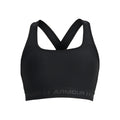 Crossback Middle Sport-BH Damen - schwarz, grau