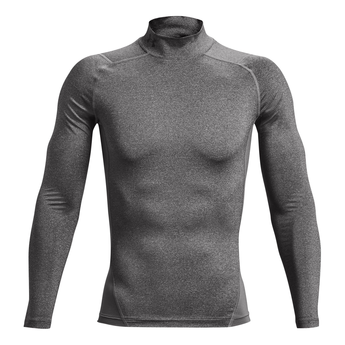 Under Armour Heatgear Comp Mock Long Sleeve Men-Grey