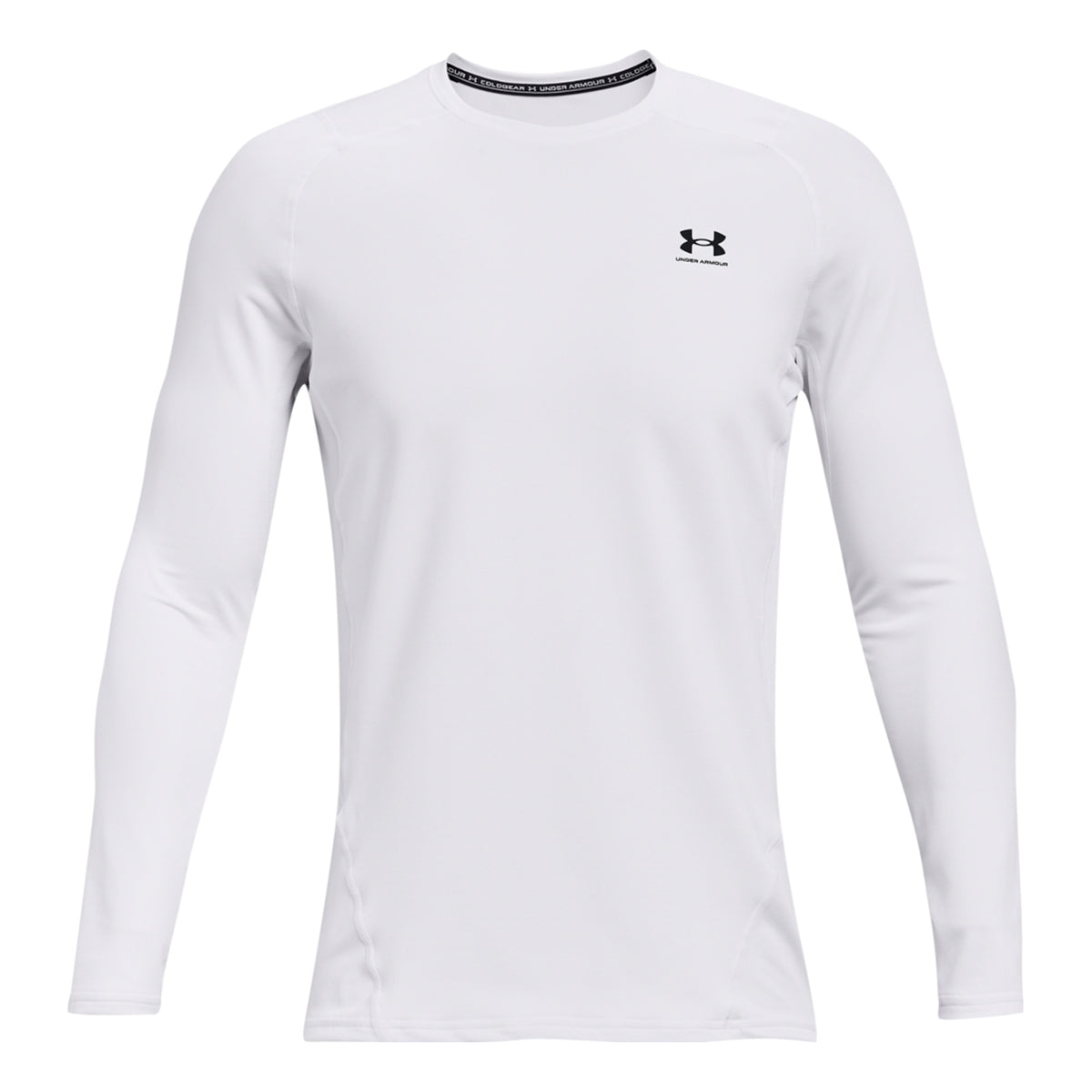 Under Armour Coldgear Fitted Crew Long sleeve Men - white,