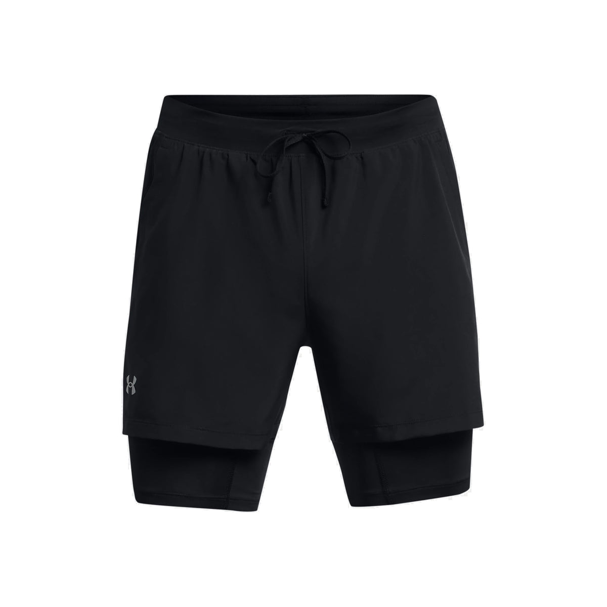 Under Armour Launch 5 Inch 2-in-1 Laufshorts Herren-Schwarz