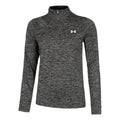 Tech Half-Zip Twist Longsleeve Damen-Schwarz