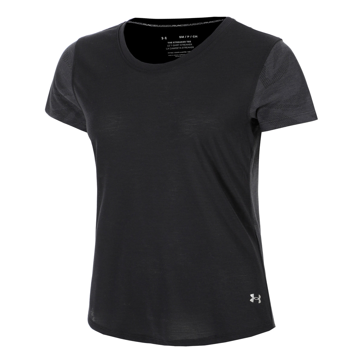 Under Armour Streaker Jacquard T-Shirt Damen-Schwarz