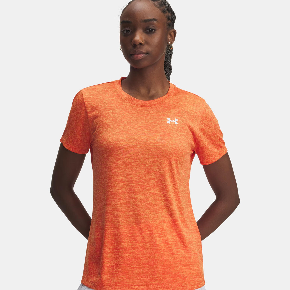 Under Armour Tech Twist T-Shirt Damen - orange, weiß
