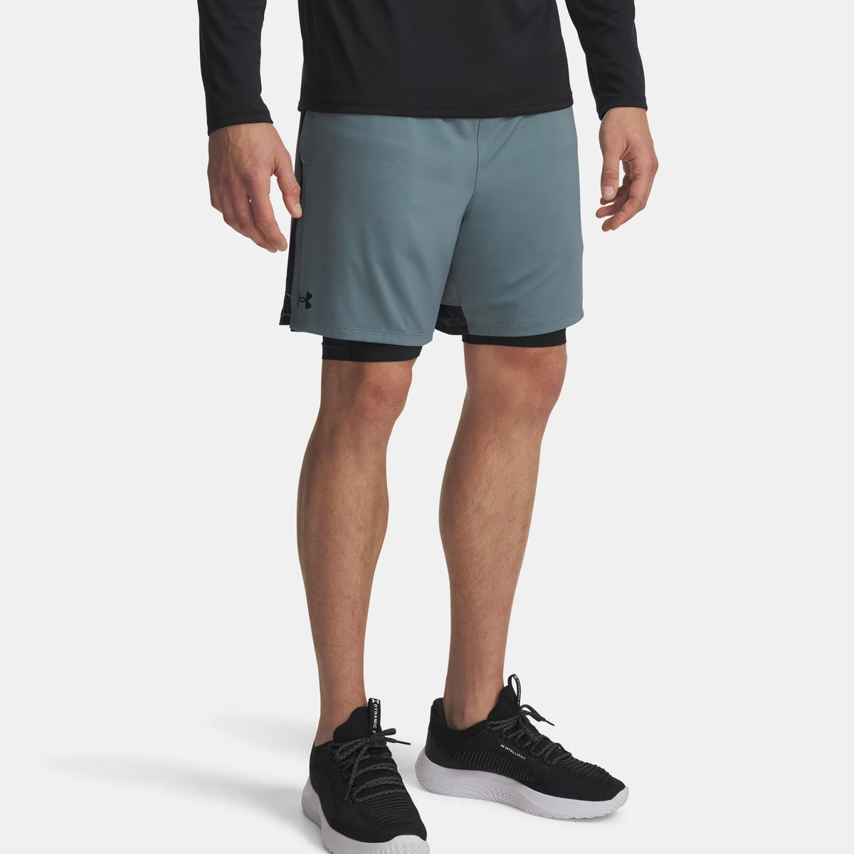 Under Armour Tech Vent 2in1 Shorts Men-blue grey