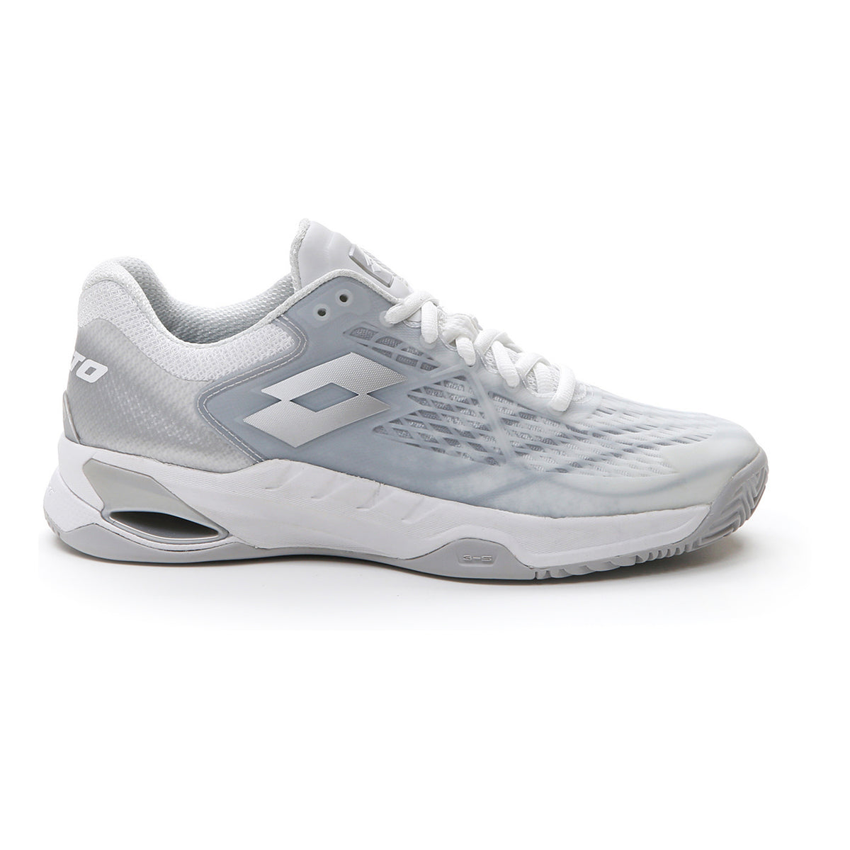 Lotto Mirage 100 Sandplatzschuh Damen - weiß, grau