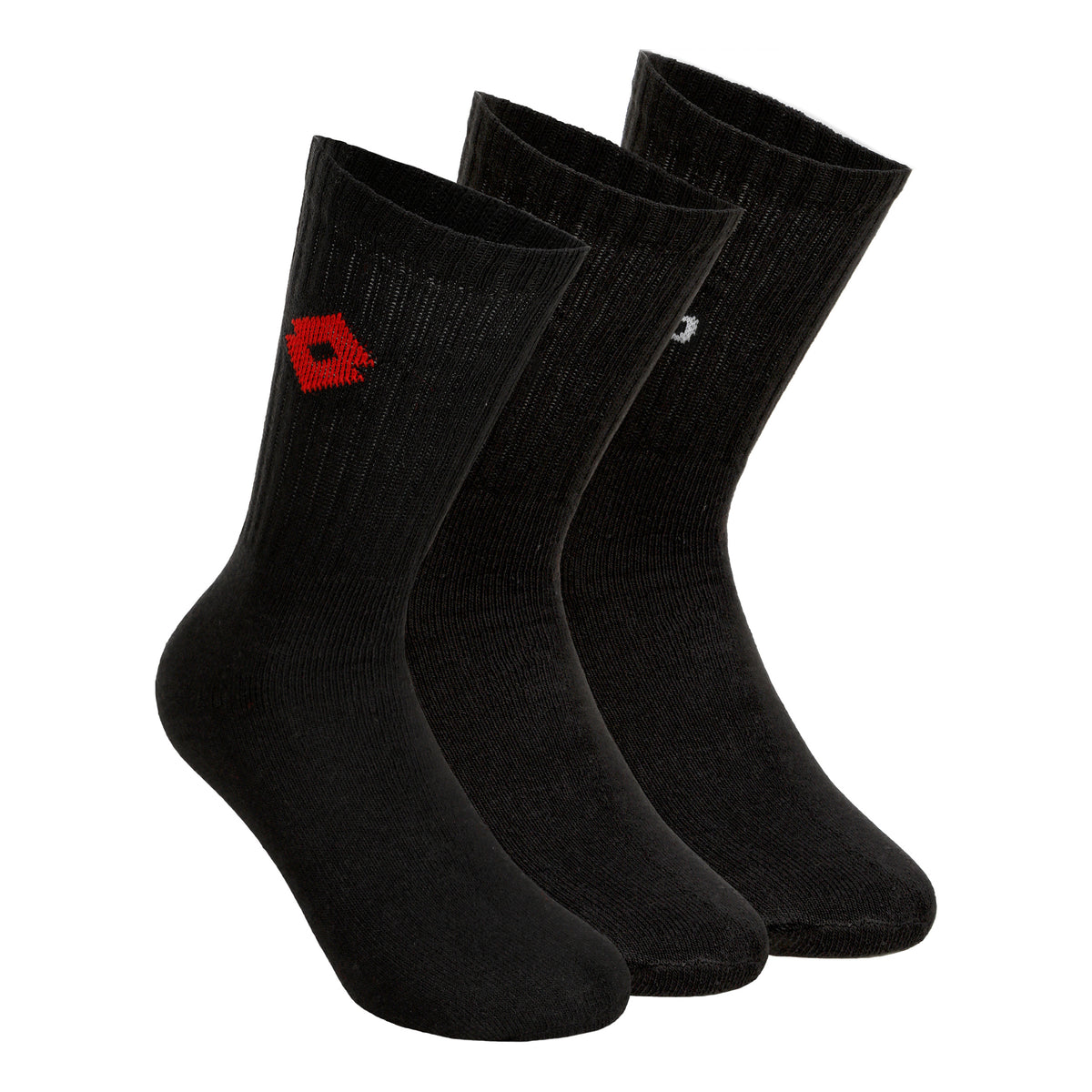 Lotto Tennis Socks 3 Pack-Black