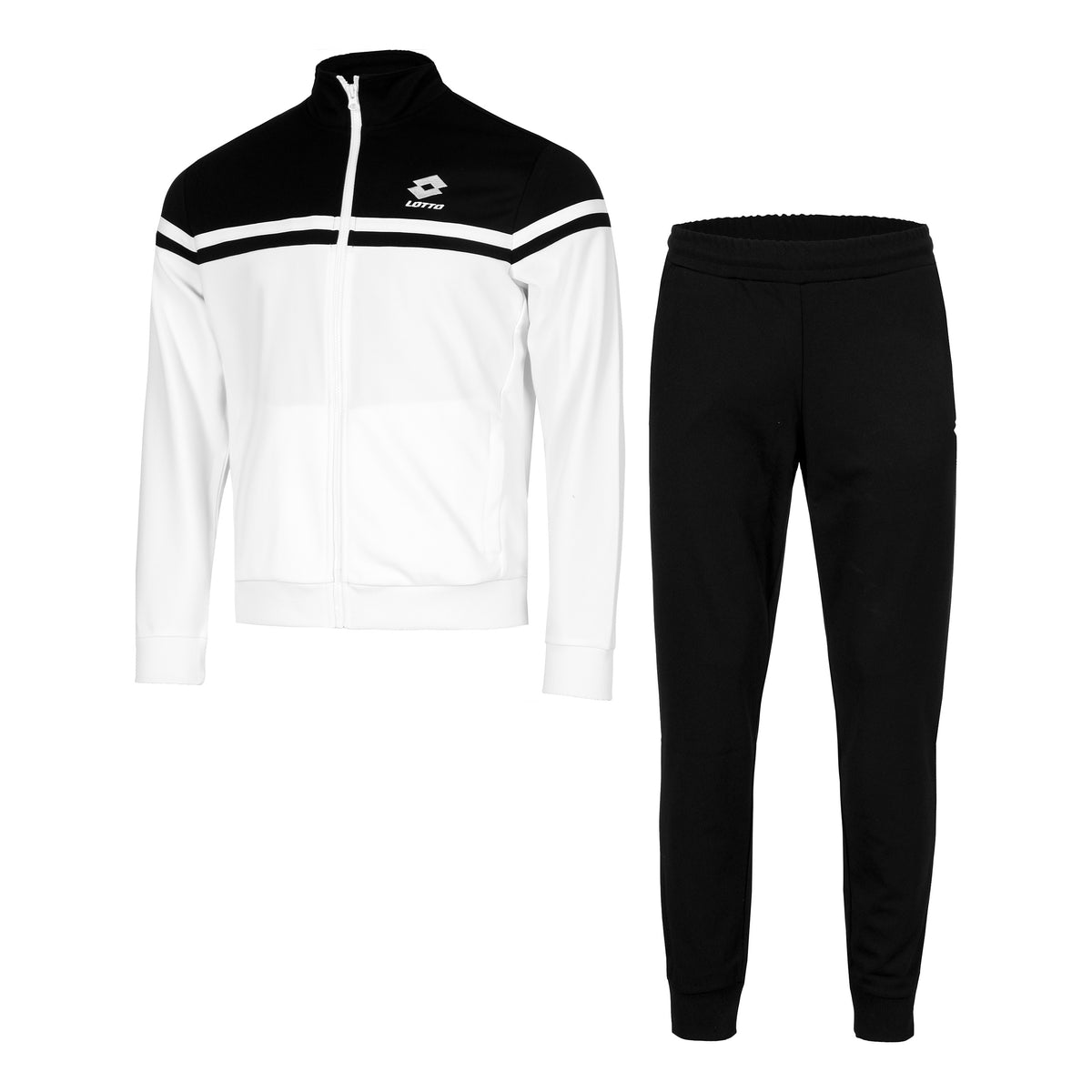 Lotto Suit Circle Tracksuit Men-Black,White