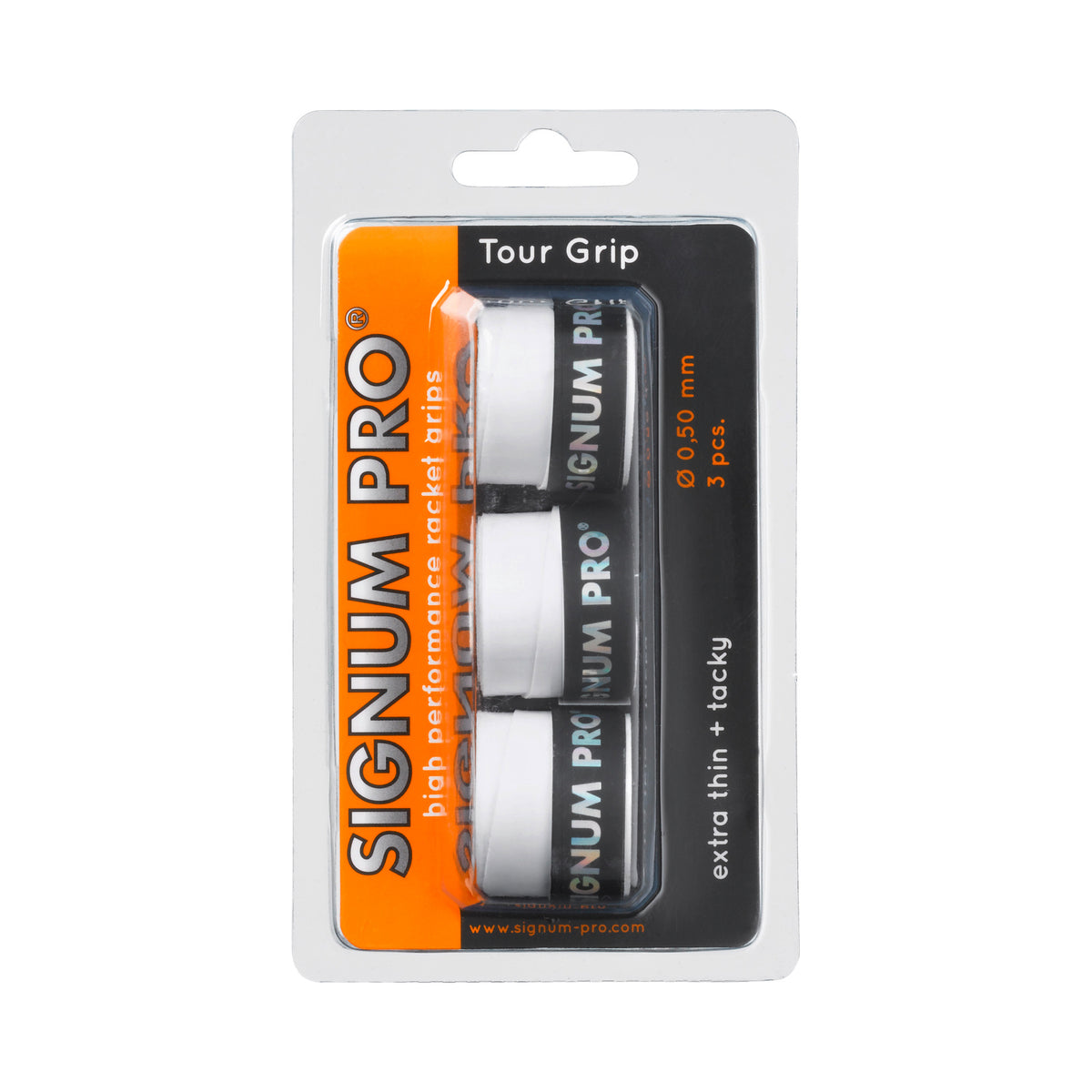 Signum Pro Tour Grip 3er Pack - weiß