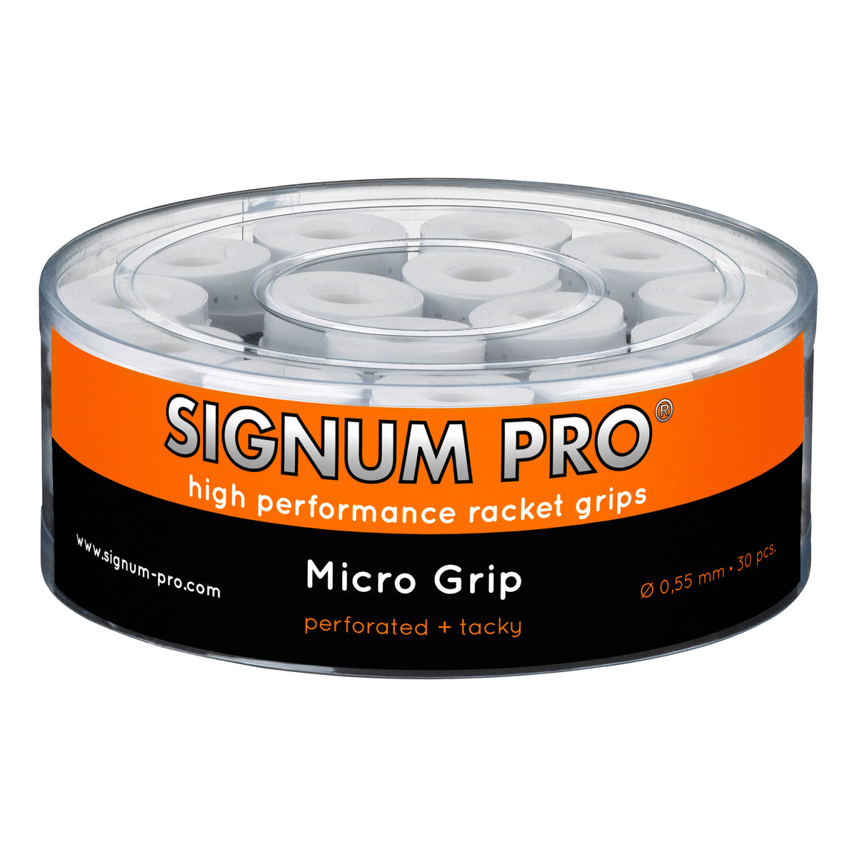 Signum Pro Micro Grip 30 Pack-White