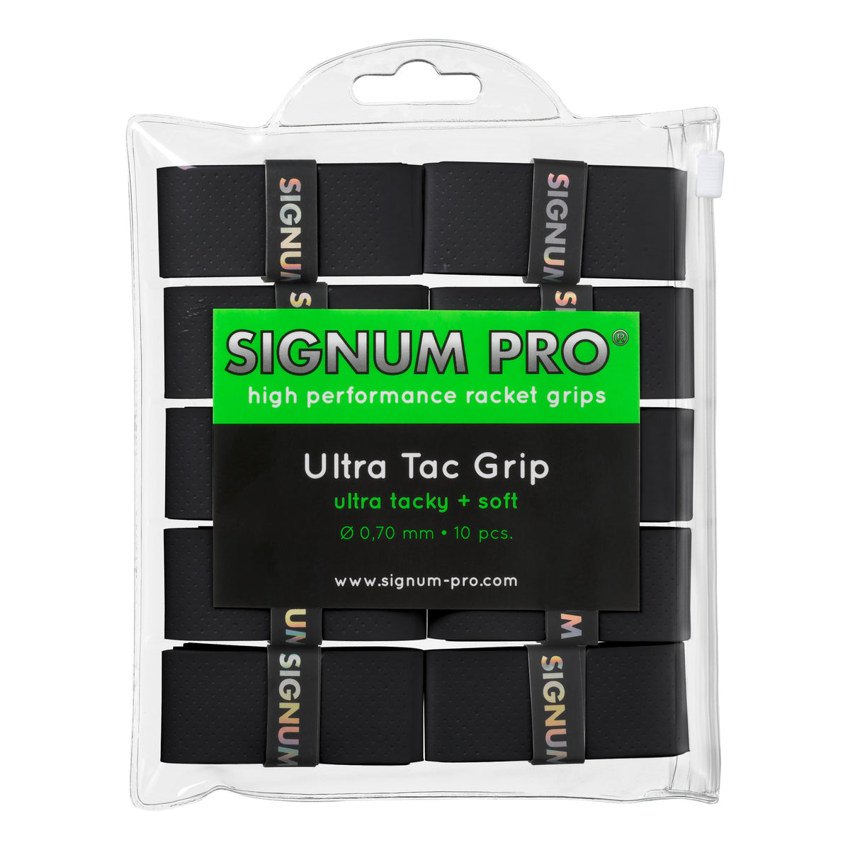 Signum Pro Ultra Tac Grip 10 Pack-Black