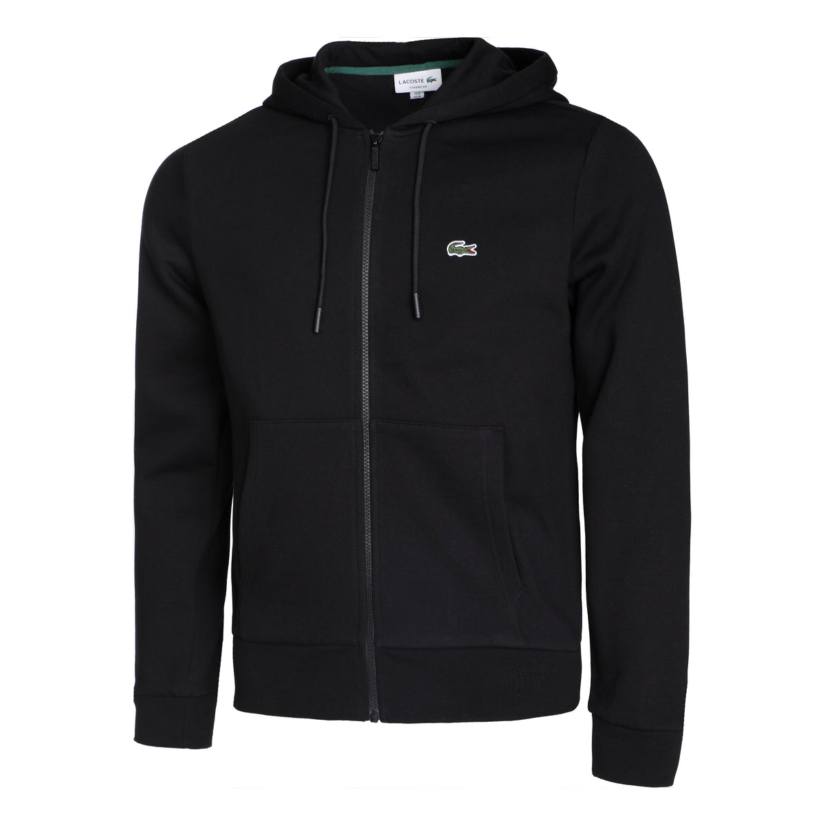 Lacoste Zip Hoodie Men - black