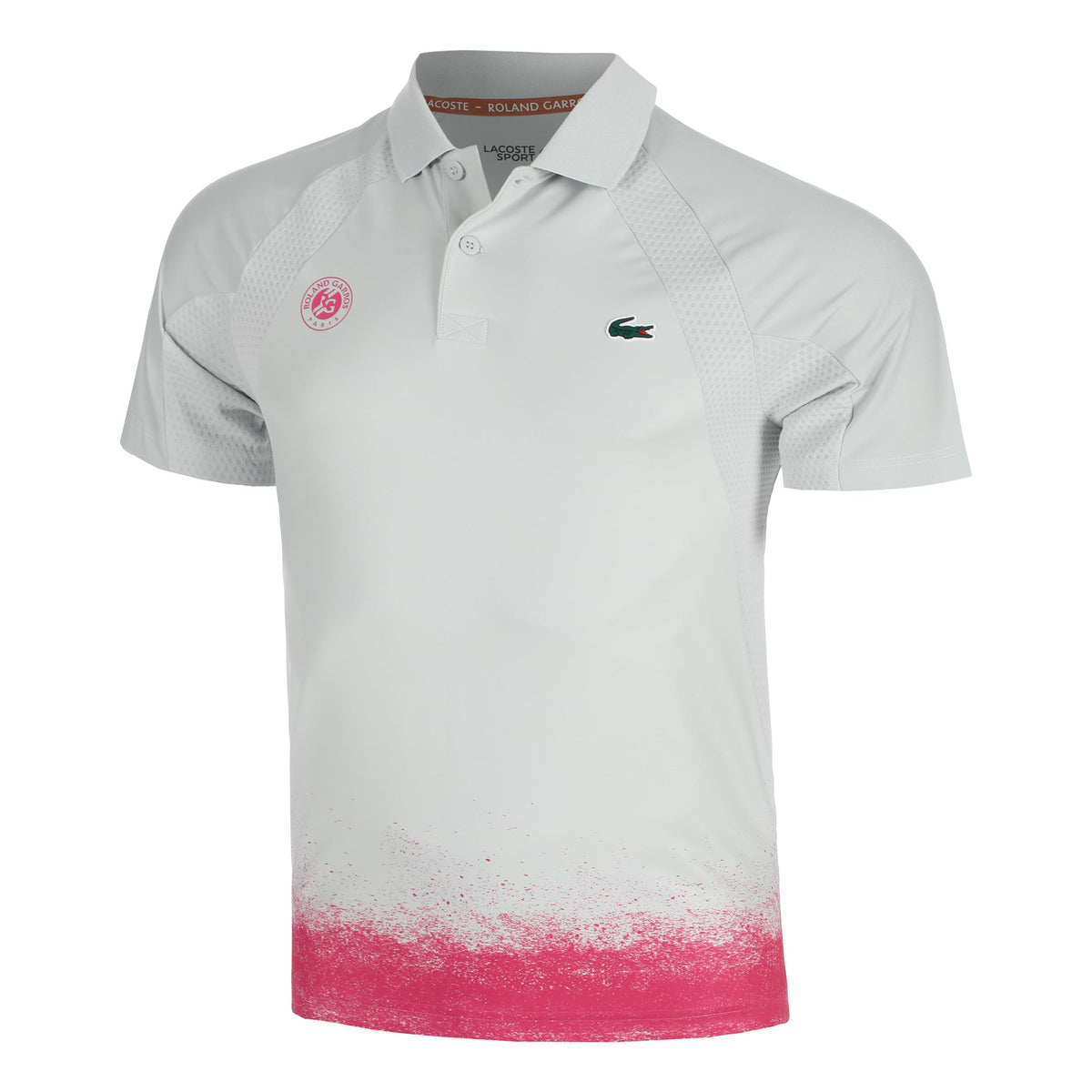 Lacoste Polo Men-White,Pink