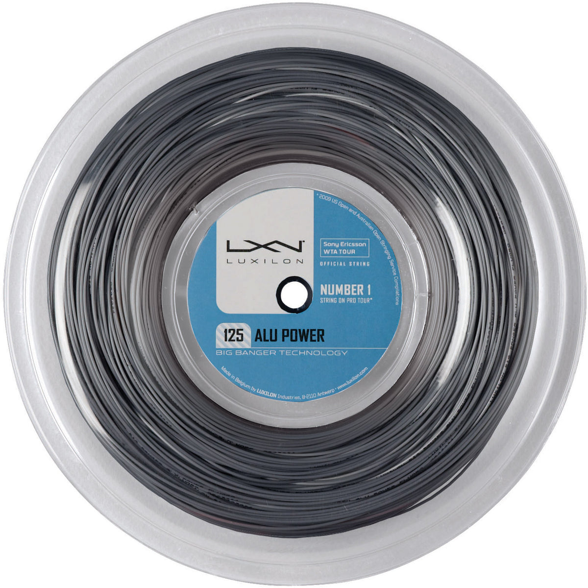Luxilon Alu Power String Reel 200m-Silver