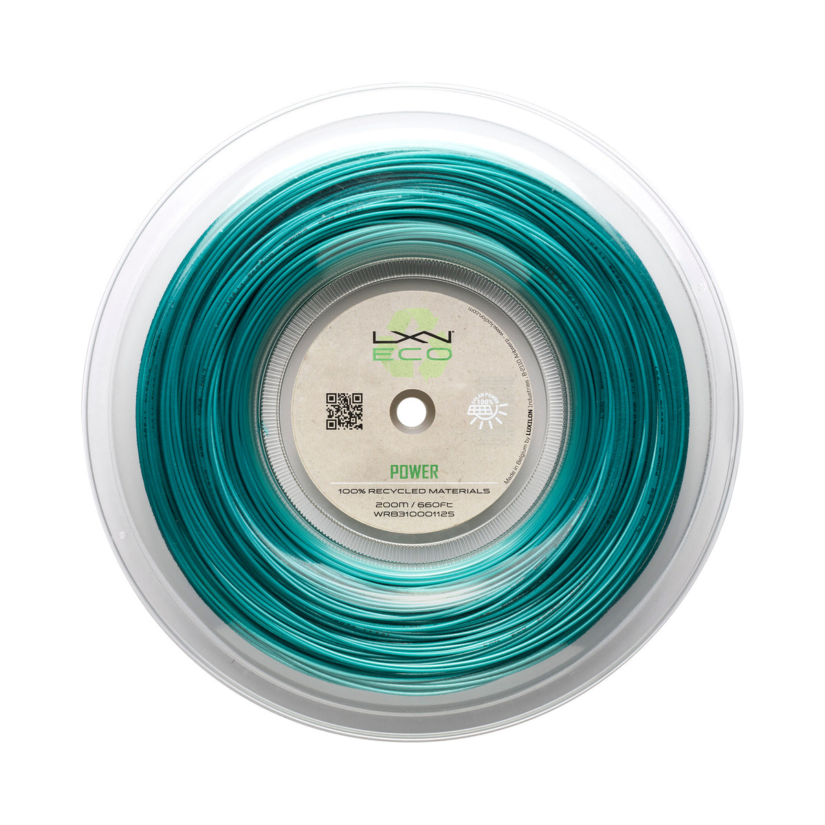 Luxilon Eco Power String Reel 200m-Petrol