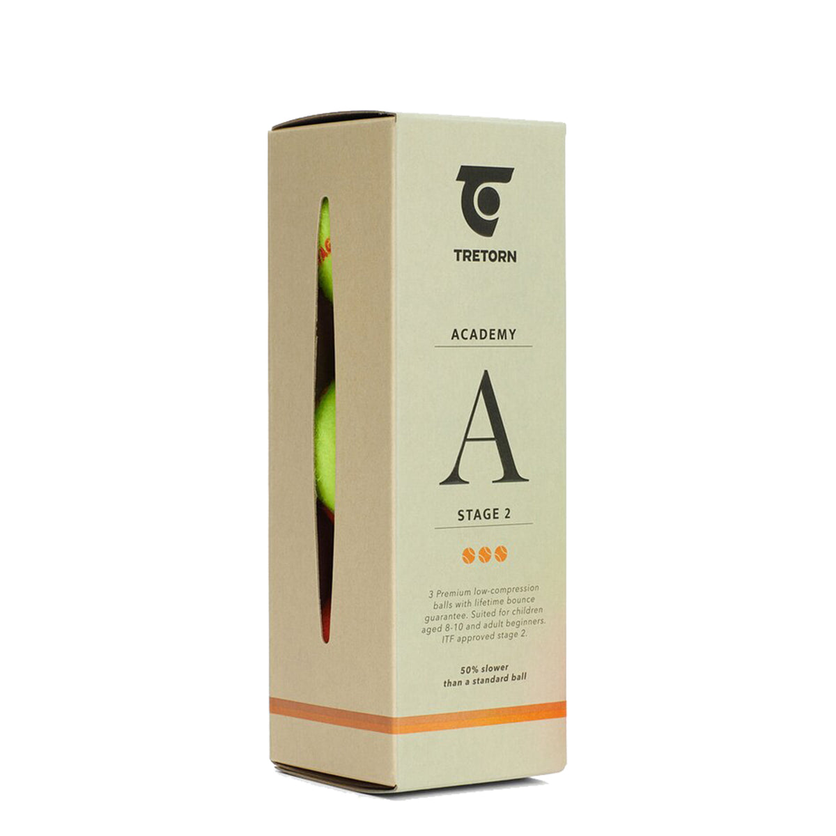 Tretorn Academy Orange 3 Pack