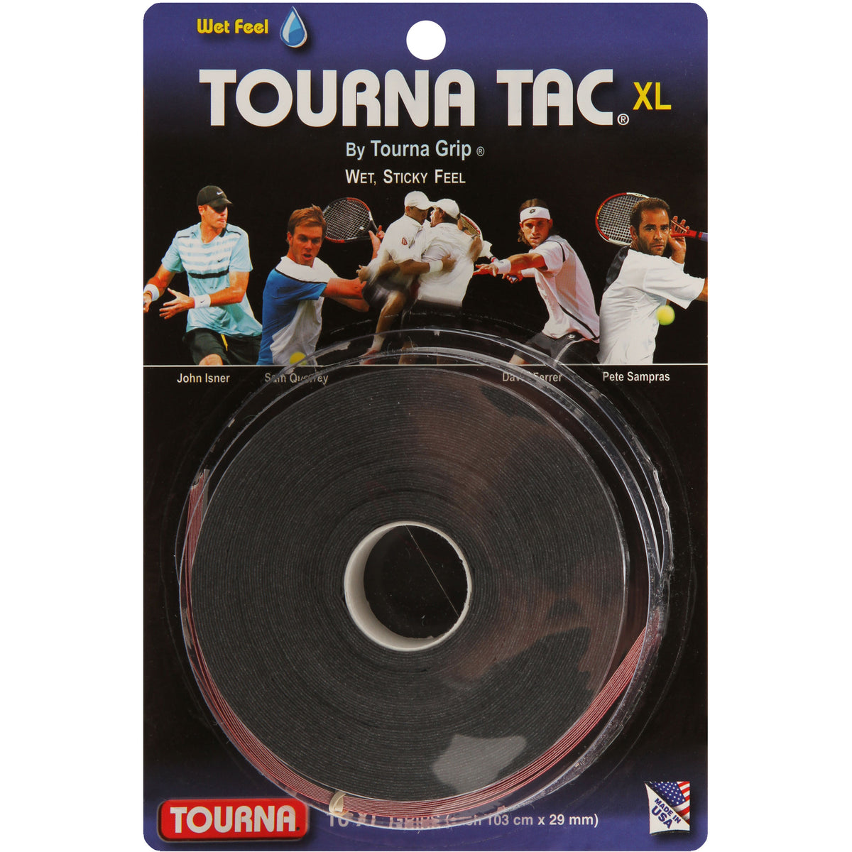 Tourna Tac 10er Pack-Schwarz