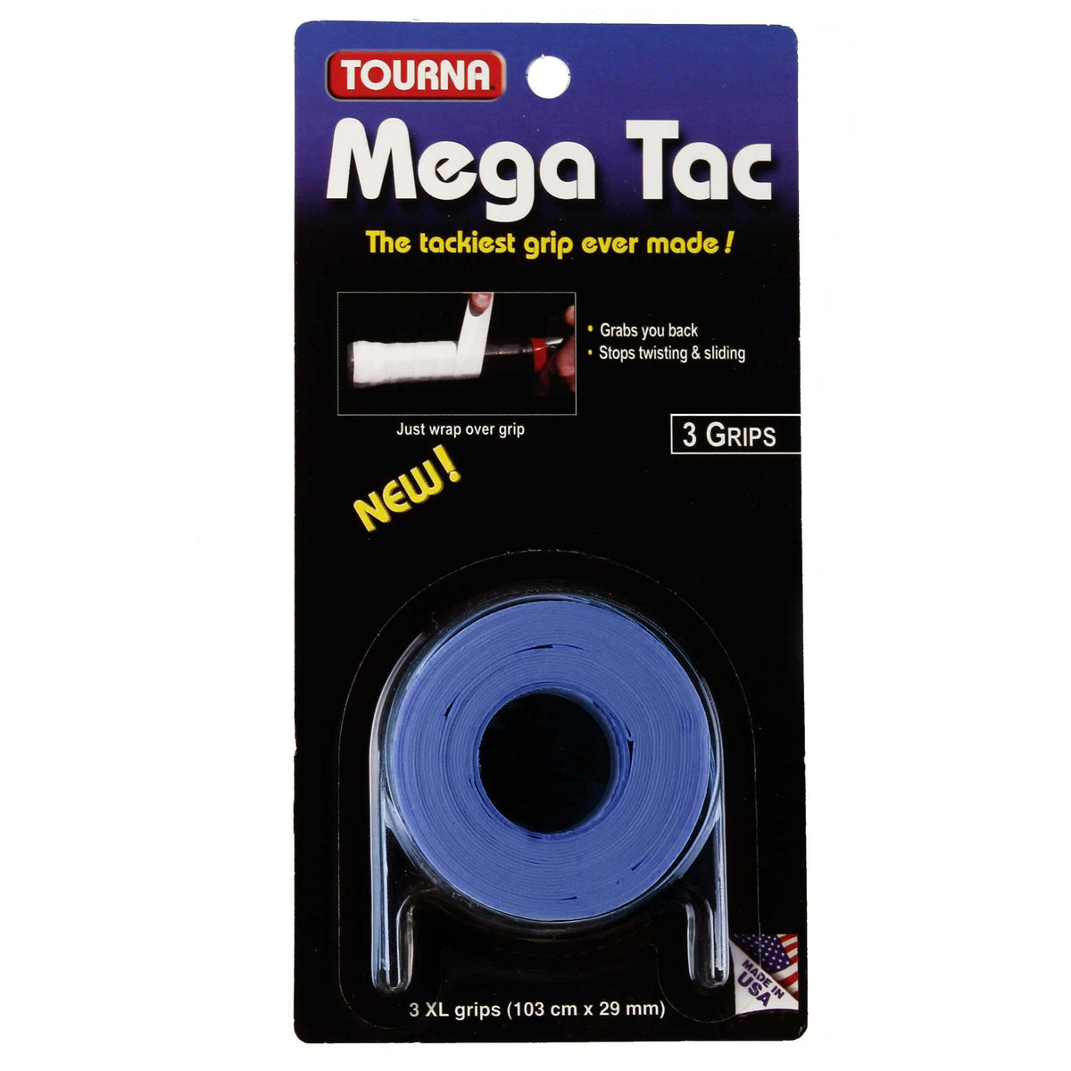Tourna Mega Tac 3 Pack-Blue