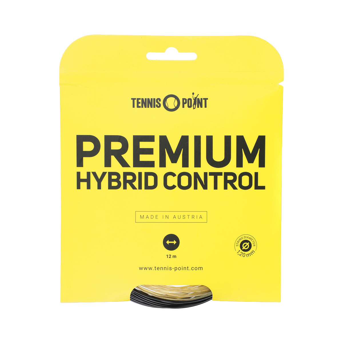 Tennis-Point Premium Hybrid Control String set 13m -ecru,black