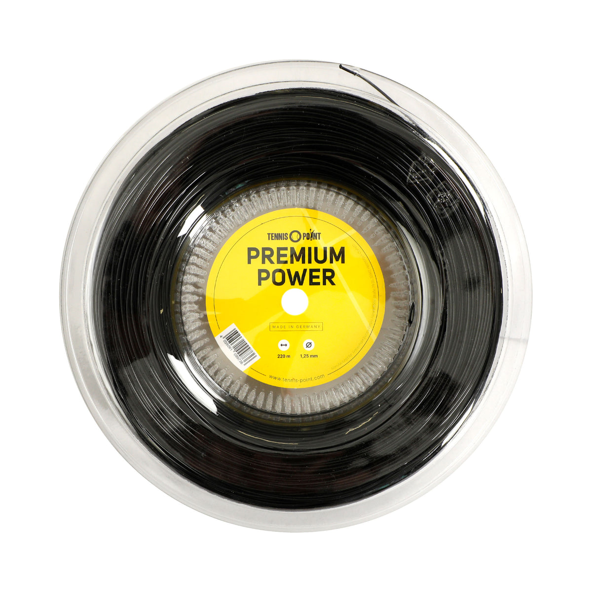 Tennis-Point Premium Power String Reel 220m-Black