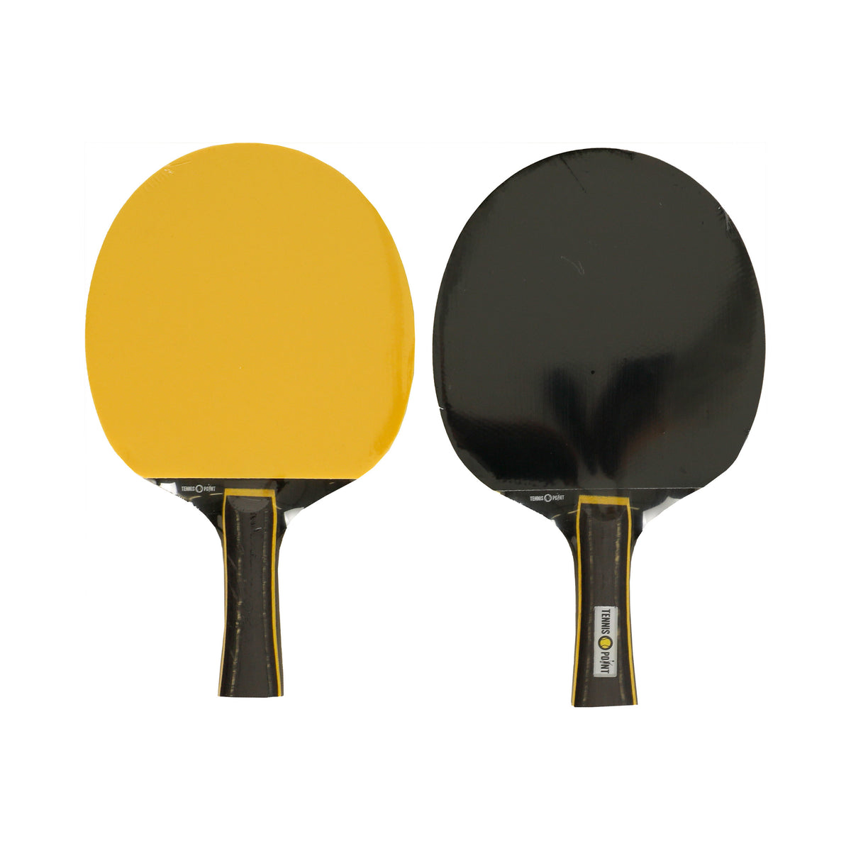Tennis-Point Table Tennis Set Plus Bag,Plus 3x Bälle-Black,Yellow