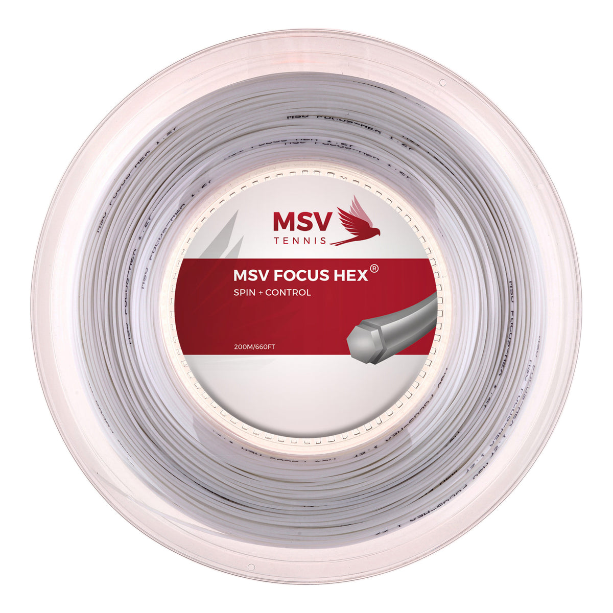 MSV Focus-HEX String Reel 200m-White