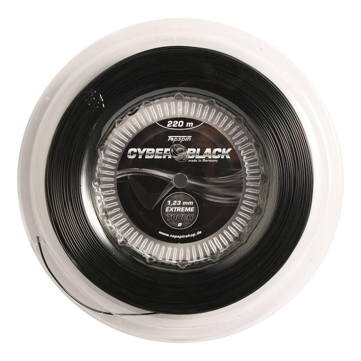 Topspin Cyber Black 220m String Reel-Black