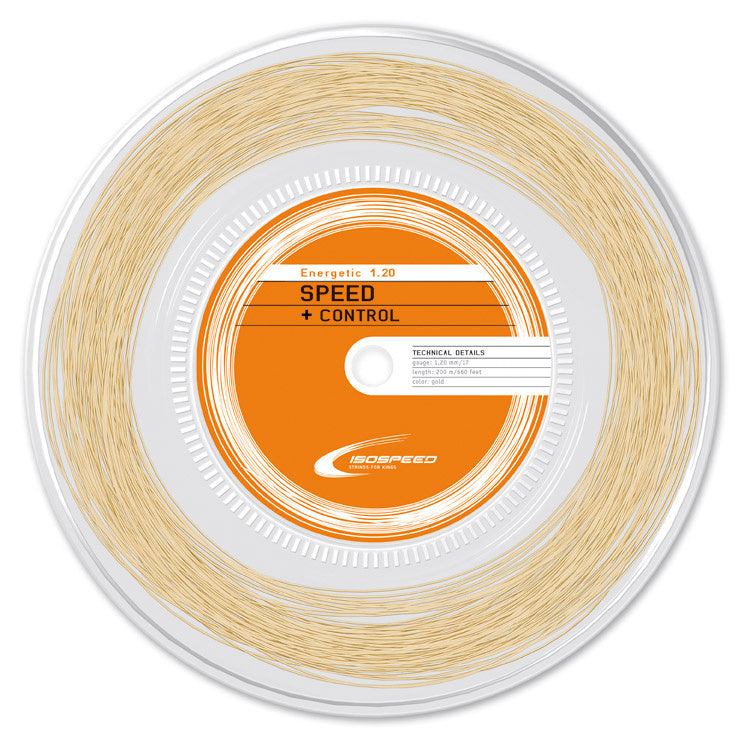 Isospeed Energetic String Reel 200m-Gold