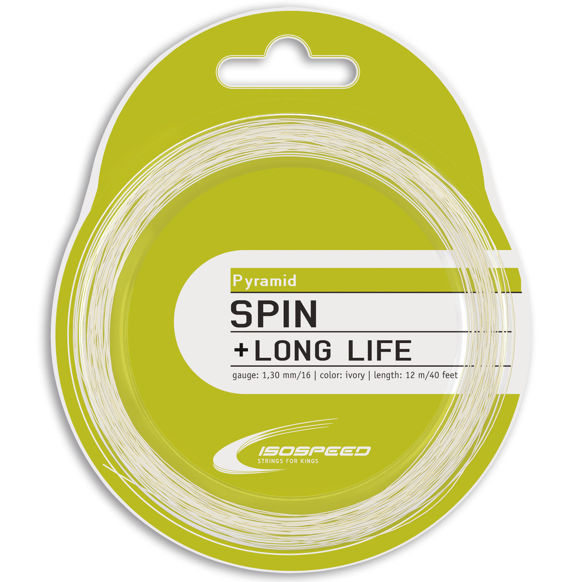 Isospeed Pyramid String Set 12m-White