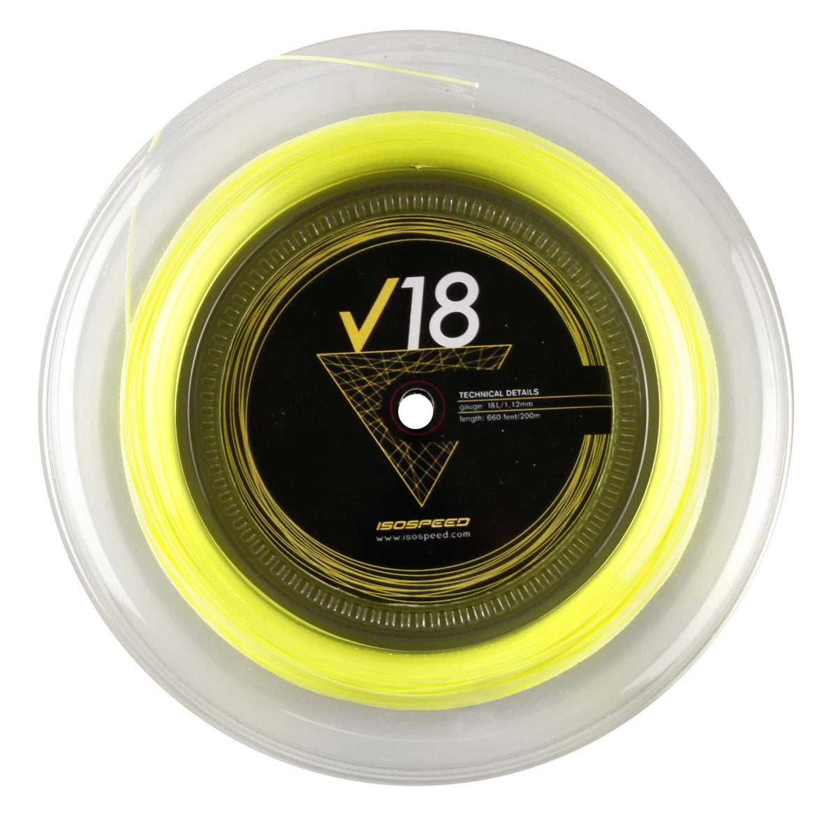 Isospeed V18 String Reel 200m-Yellow