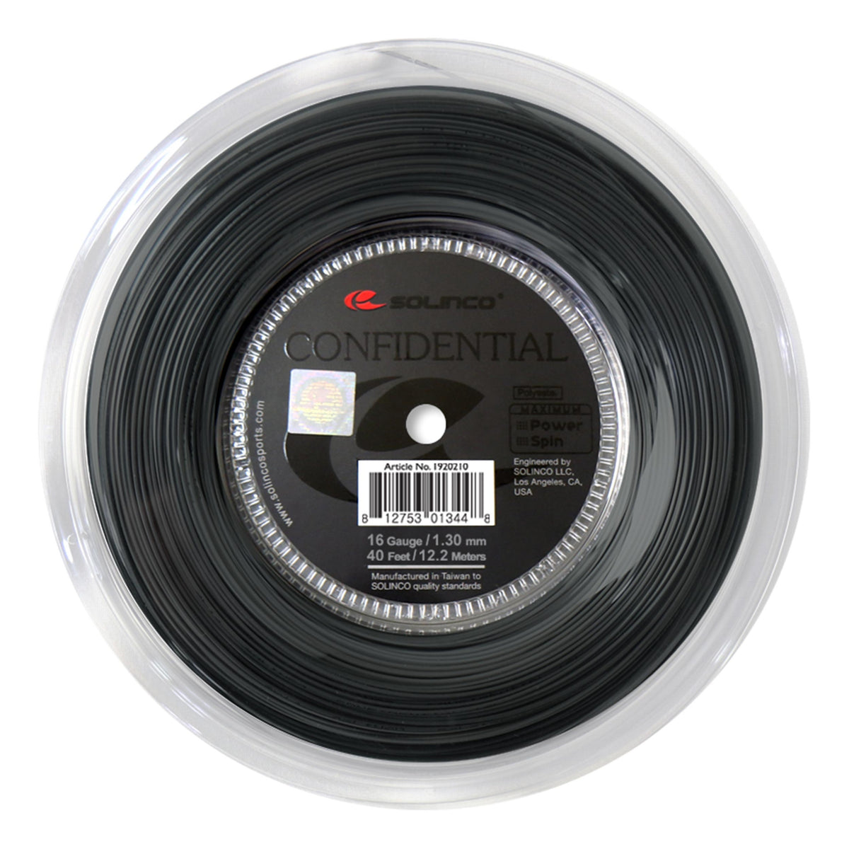 Solinco Confidential String Reel 200m-Black