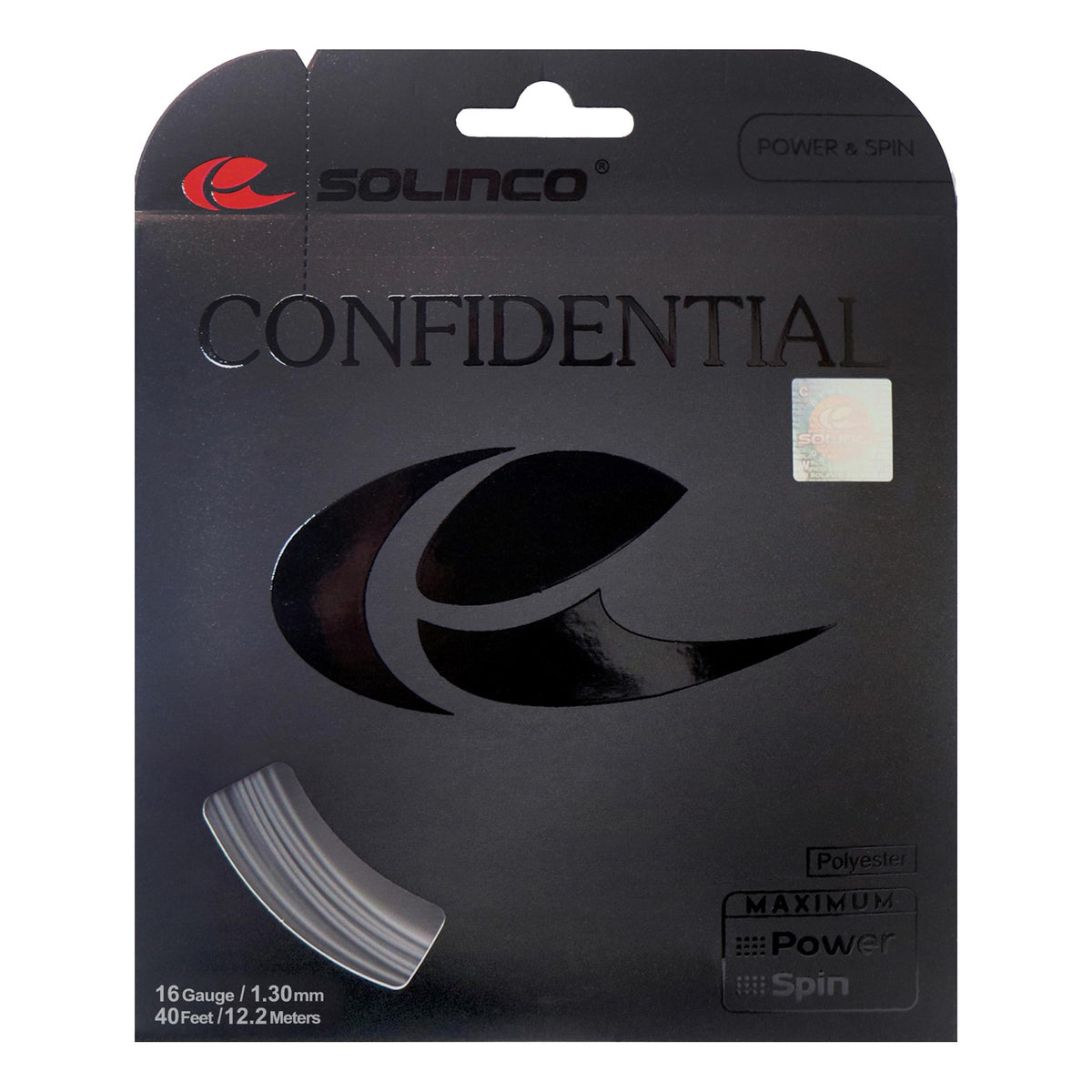 Solinco Confidential String Set 12,2m-Dark Grey