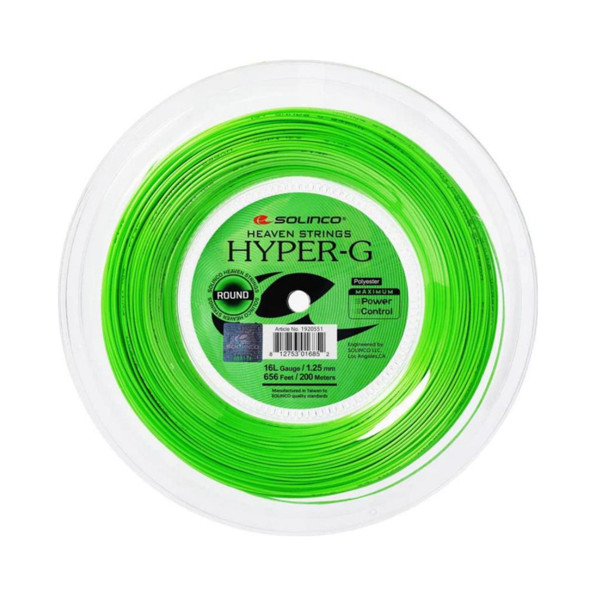 Solinco Hyper-G Round String Reel-Green
