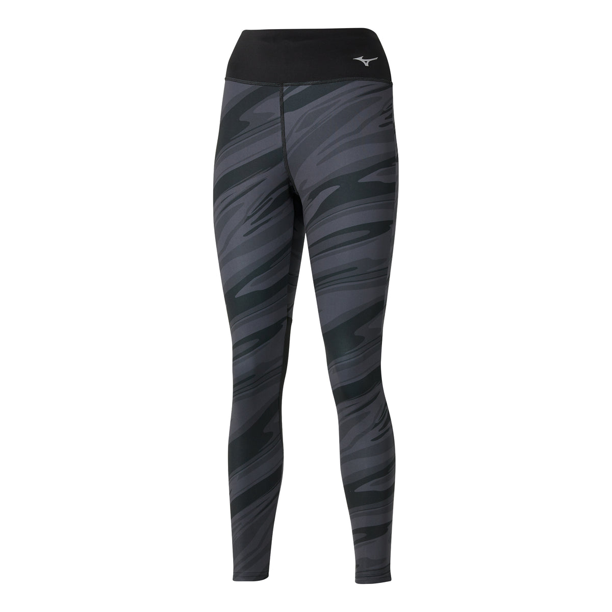 Mizuno 7/8 Printed Tight Damen-Schwarz