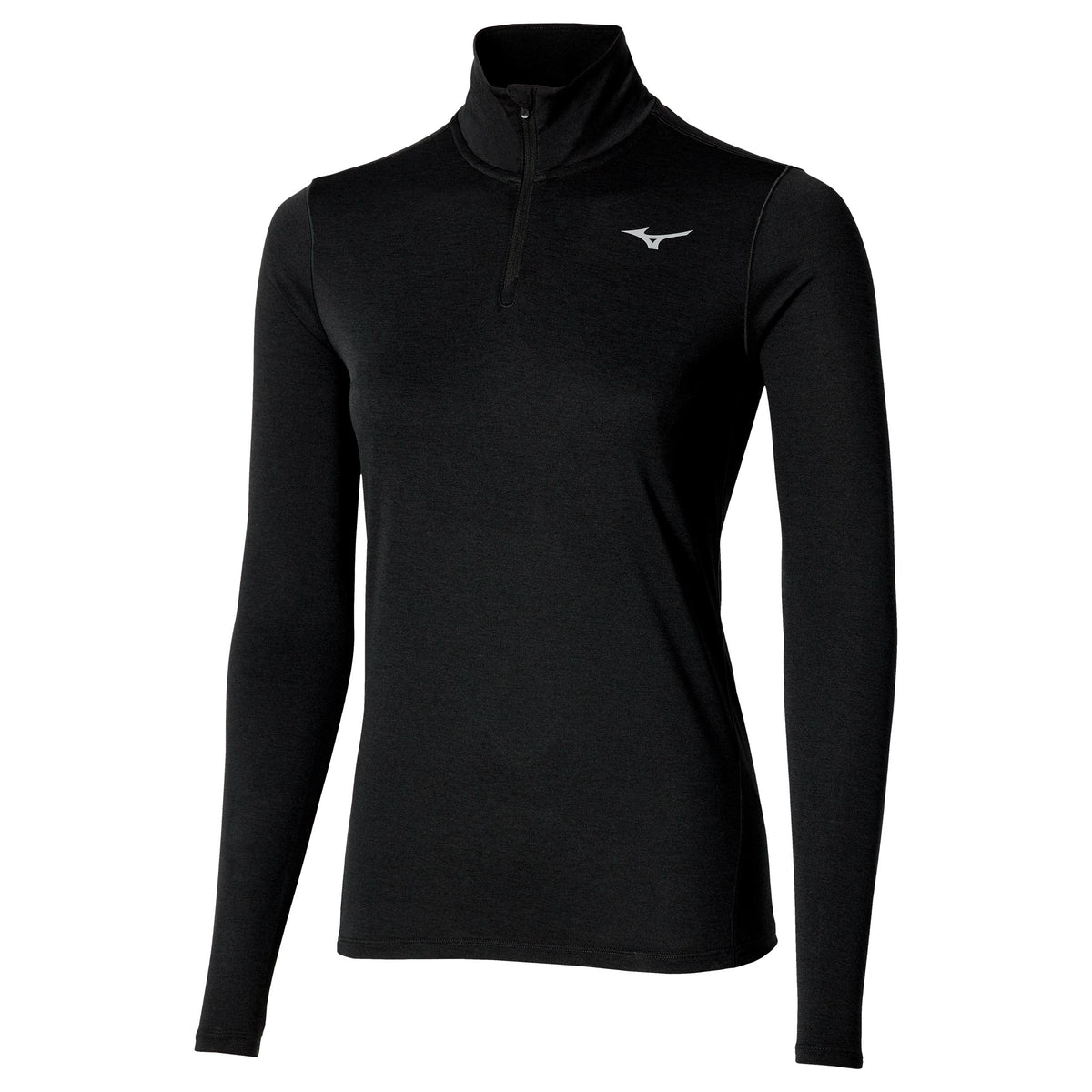Mizuno Core Impulse Half Zip  Laufshirt Damen - schwarz