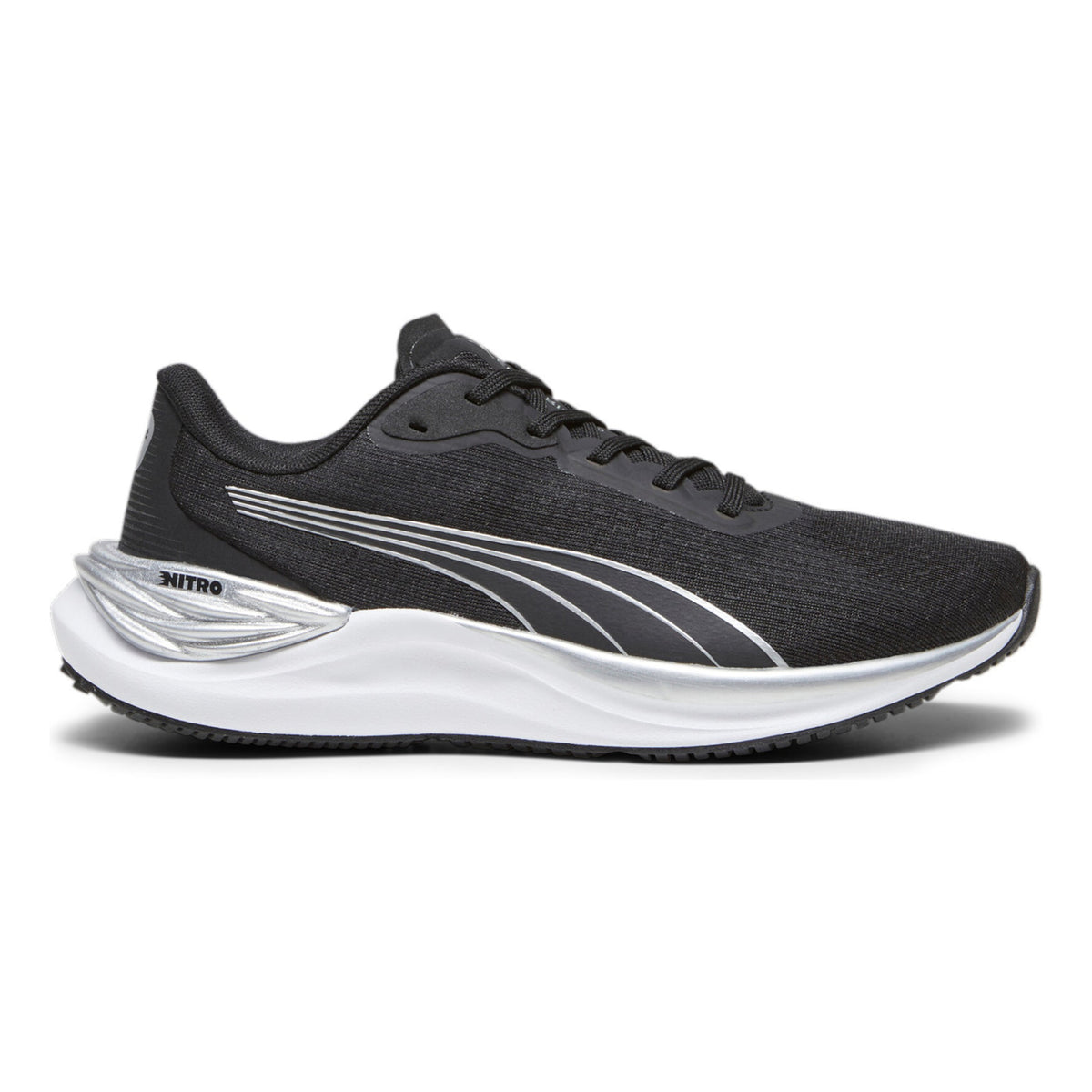 Puma Electrify Nitro 3 Neutralschuh Damen-Schwarz,Silber